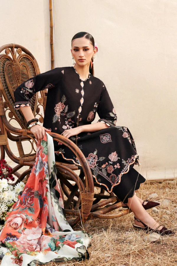 Alternative view of Sana Safinaz Muzlin Lawn 2026 | M261-006A-AL