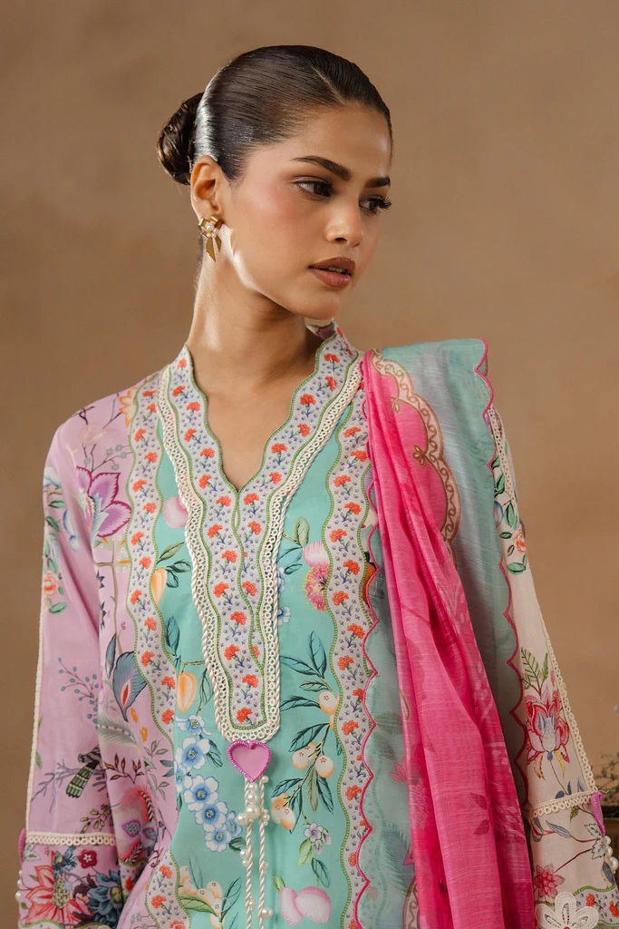 Sana Safinaz Muzlin Lawn 2026 | M261-013A-CU - Image 4
