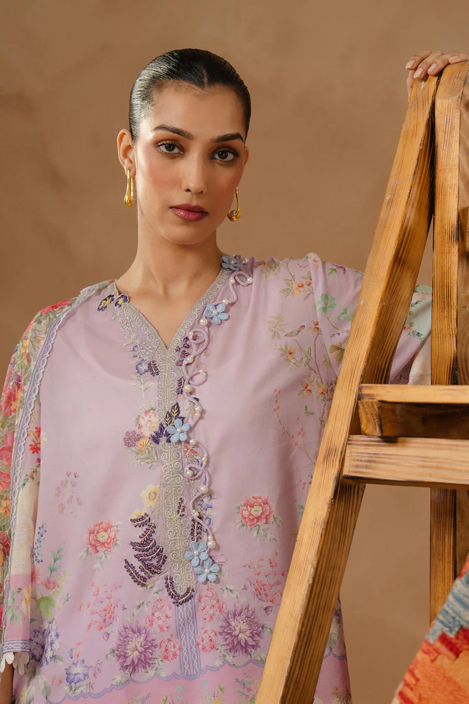 Sana Safinaz Muzlin Lawn 2026 | M261-014A-CU - Image 4