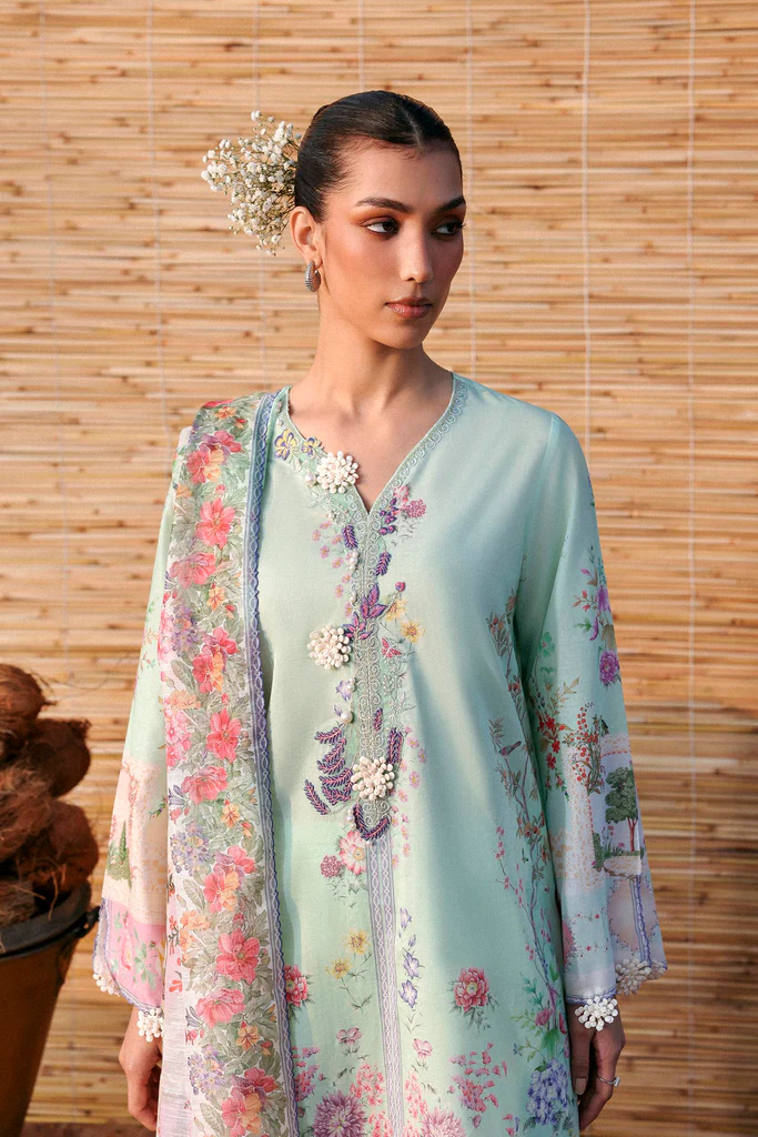Sana Safinaz Muzlin Lawn 2026 | M261-014B-CU - Image 2
