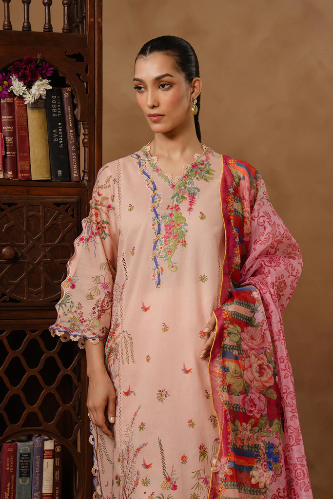 Sana Safinaz Muzlin Lawn 2026 | M261-015B-CU - Image 3