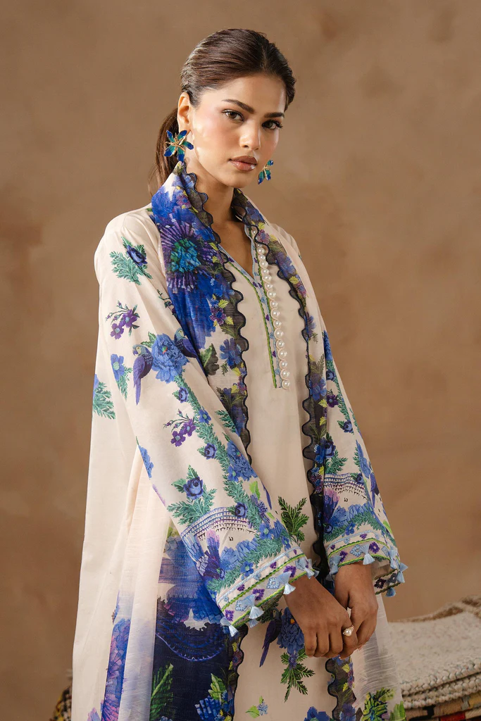 Sana Safinaz Muzlin Lawn 2026 | M261-016A-CU - Image 2