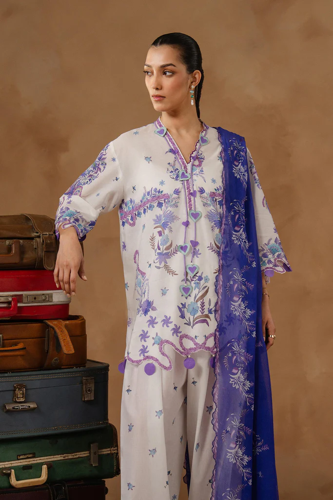Sana Safinaz Muzlin Lawn 2026 | M261-018A-CI - Image 2