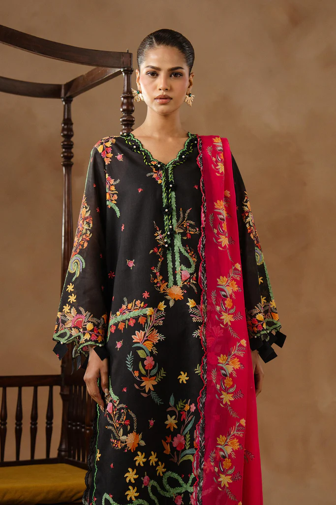 Sana Safinaz Muzlin Lawn 2026 | M261-018B-CI - Image 4