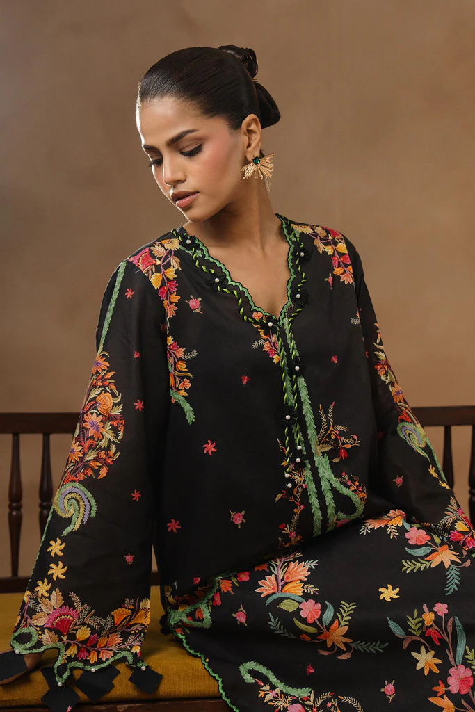Sana Safinaz Muzlin Lawn 2026 | M261-018B-CI - Image 3