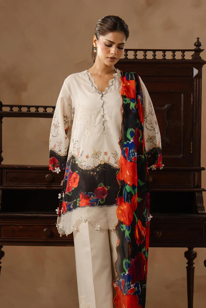 Sana Safinaz Muzlin Lawn 2026 | M261-020A-CI - Image 3