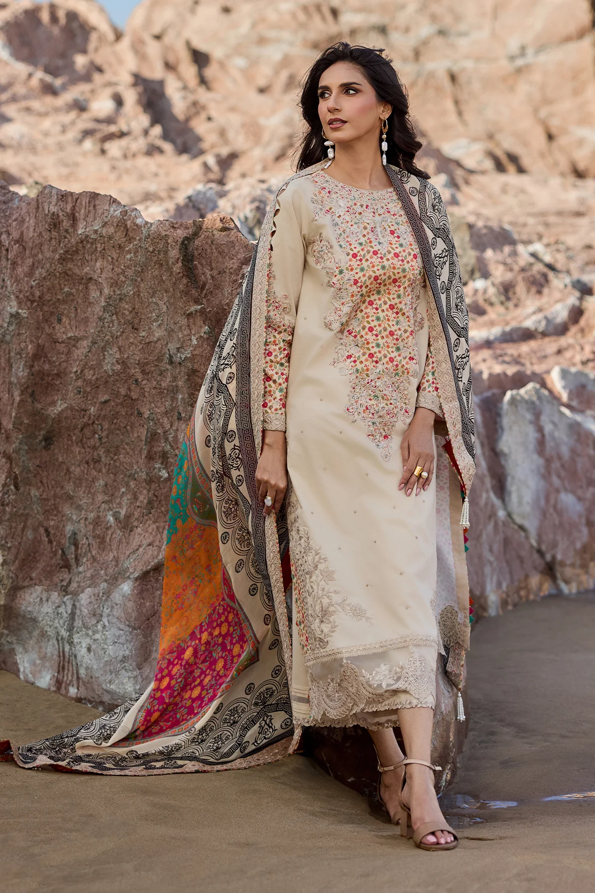 Sunshine Lawn Collection 2026 by Charizma | CSN6-01 - Image 3