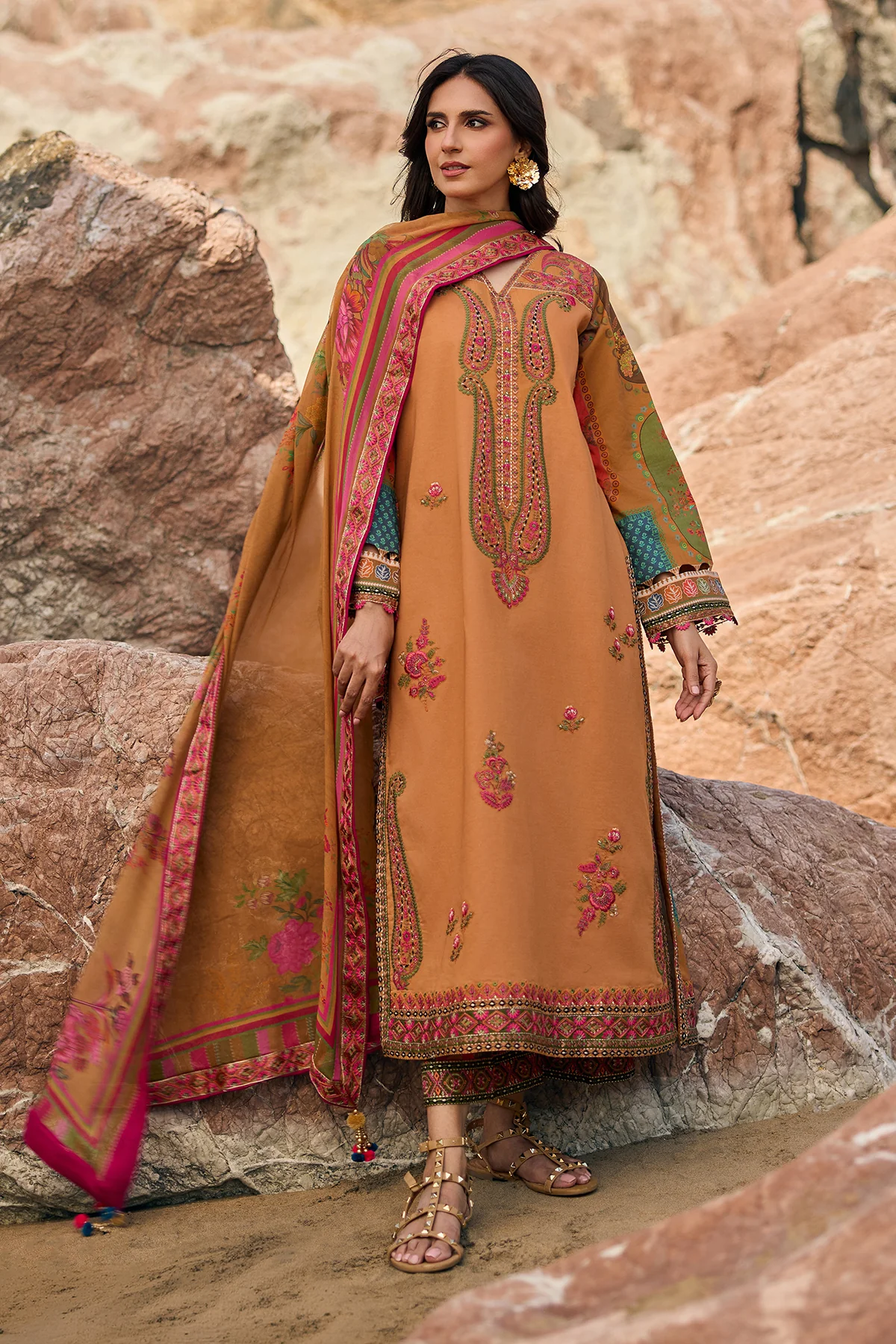Sunshine Lawn Collection 2026 by Charizma | CSN6-02 - Image 4