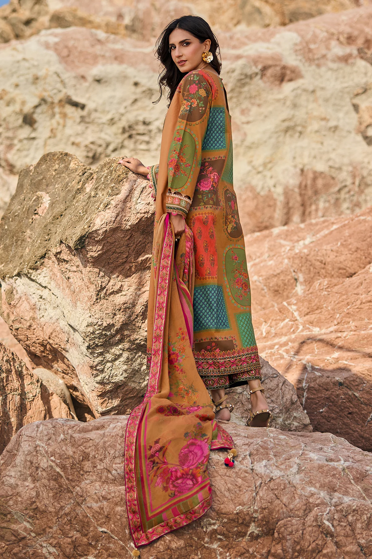 Sunshine Lawn Collection 2026 by Charizma | CSN6-02 - Image 2