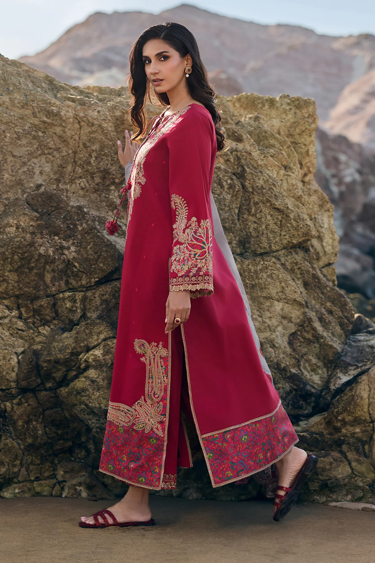 Sunshine Lawn Collection 2026 by Charizma | CSN6-05 - Image 3