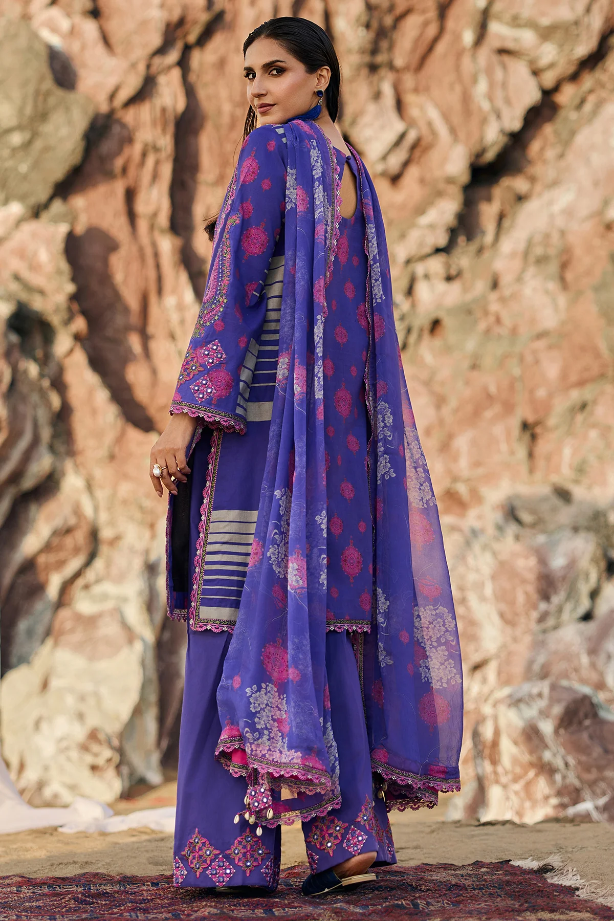 Sunshine Lawn Collection 2026 by Charizma | CSN6-08 - Image 3