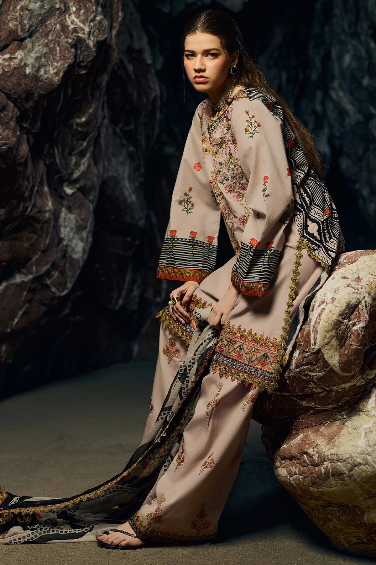 Sunshine Lawn Collection 2026 by Charizma | CSN6-07 - Image 2