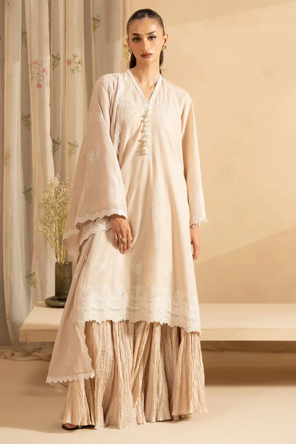 Cross Stitch Mahiri Lawn 2026 || MOONLIT BEIGE