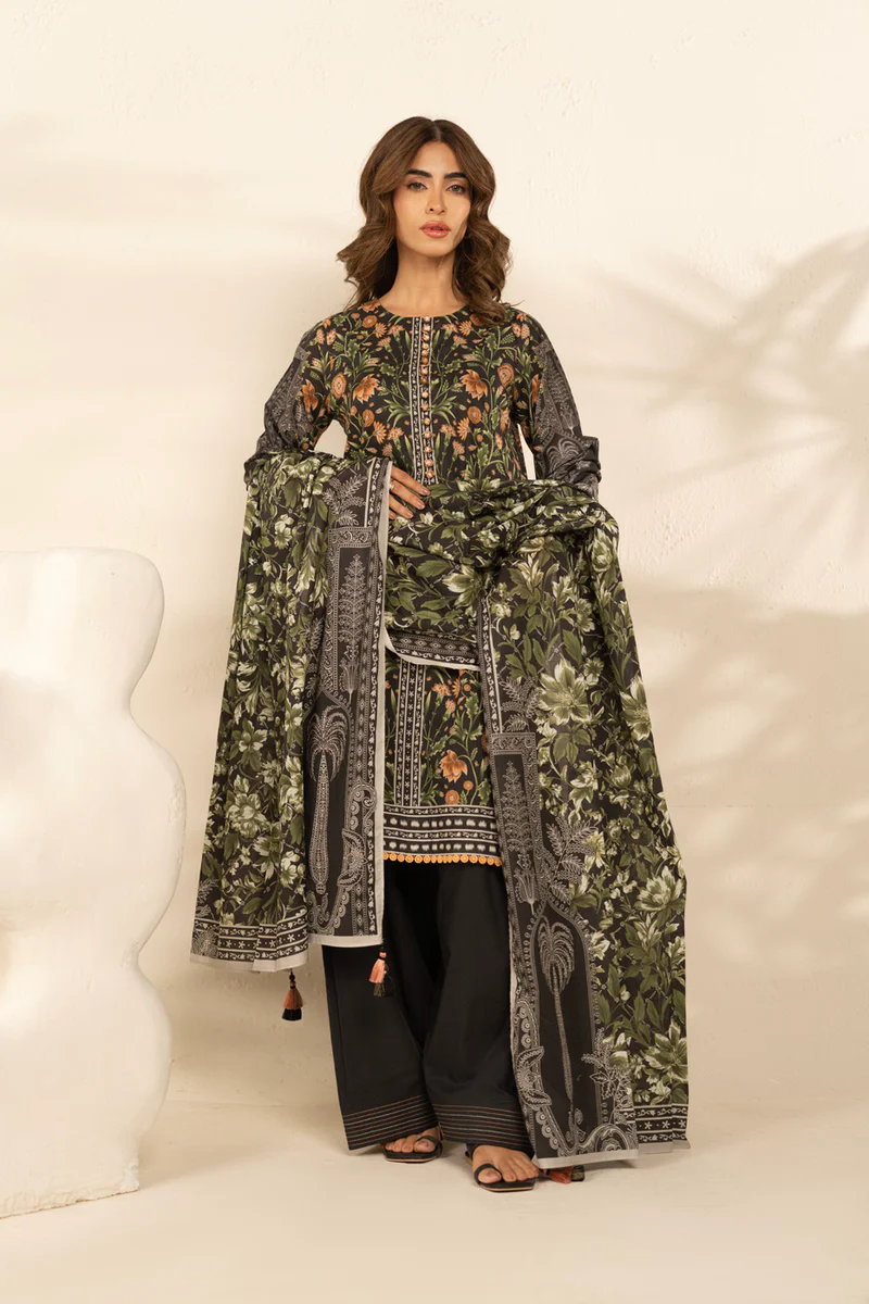 AlKaram Spring Summer 2026 Lawn || MS-146.1-26-Black