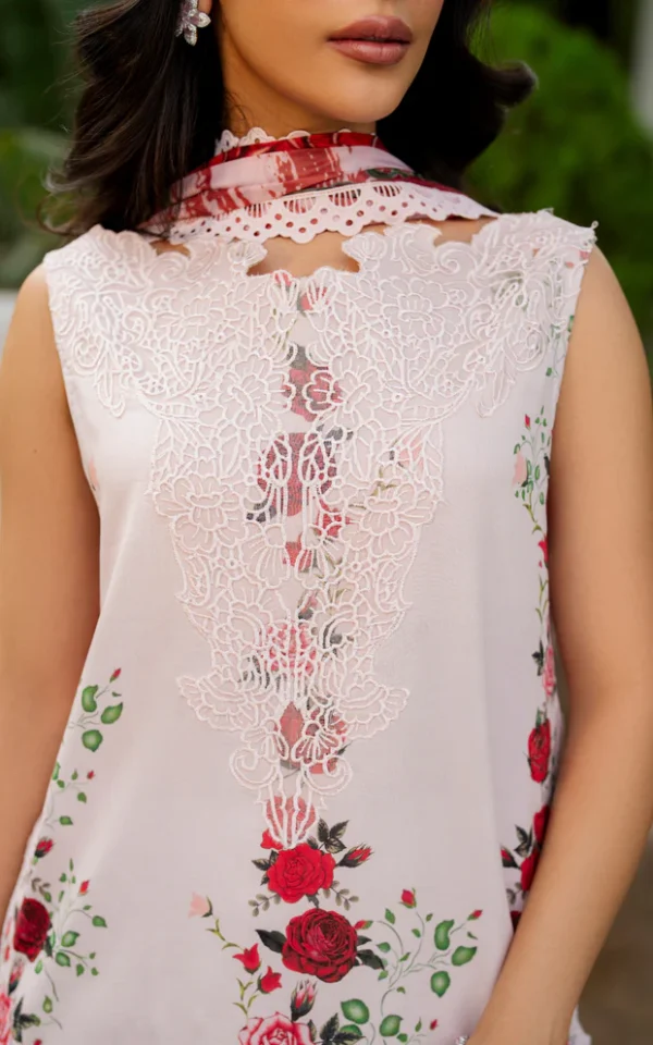Alternative view of Asifa & Nabeel Meraki Lawn 2026 || Gilded Rose
