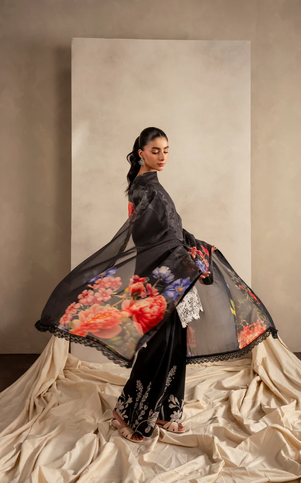 Asifa & Nabeel Meraki Lawn 2026 || Wildflower Whimsy - Image 5