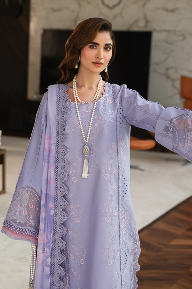 Rang Rasiya Carnation Eid Lawn 2026 || Mila - Image 2