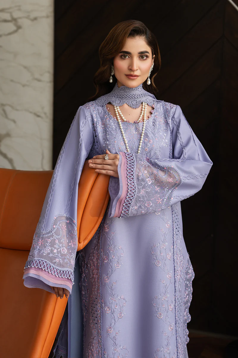 Rang Rasiya Carnation Eid Lawn 2026 || Mila - Image 3