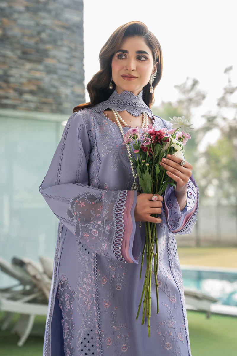 Rang Rasiya Carnation Eid Lawn 2026 || Mila - Image 5