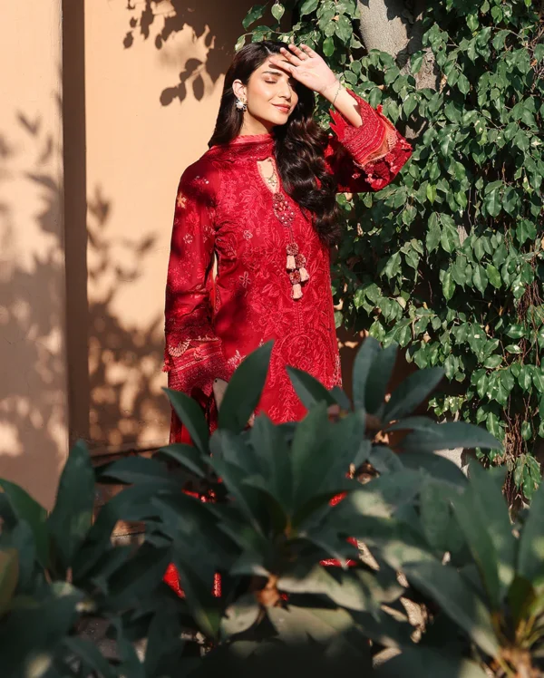 Alternative view of Roheenaz Summer Reverie | Luxury Lawn 2026 | Opaline