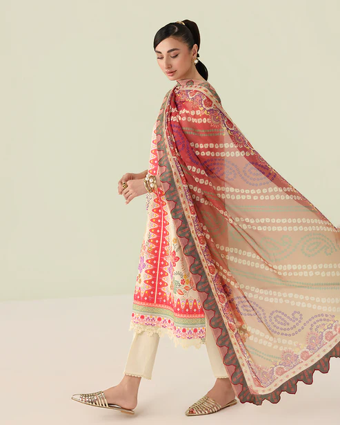 Rosette Lawn by Roheenaz || Pastel Symphony - Image 5
