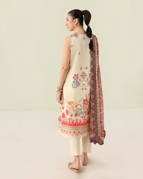 Rosette Lawn by Roheenaz || Pastel Symphony - Image 4