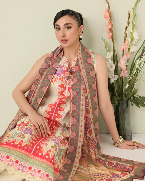 Rosette Lawn by Roheenaz || Pastel Symphony - Image 3