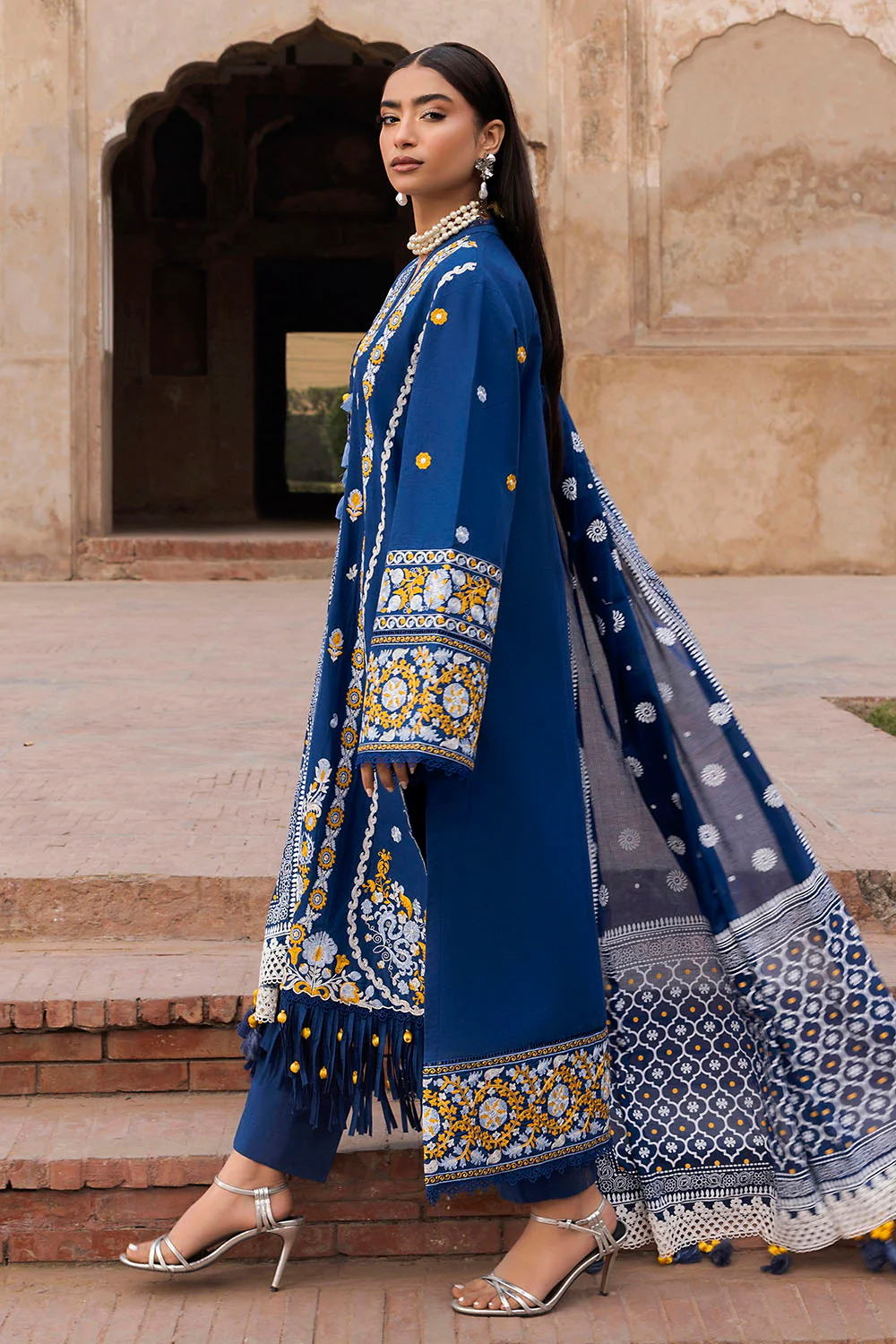 Mitti ki Khushboo by Gul Ahmed Lawn Collection 2026 | DN-52047 - Image 4