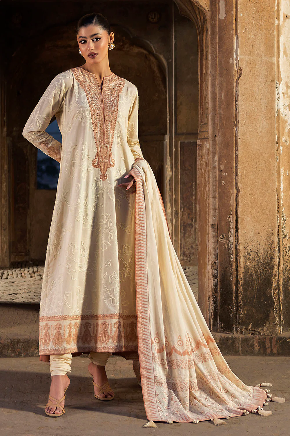 Mitti ki Khushboo by Gul Ahmed Lawn Collection 2026 | DN-62038 - Image 2