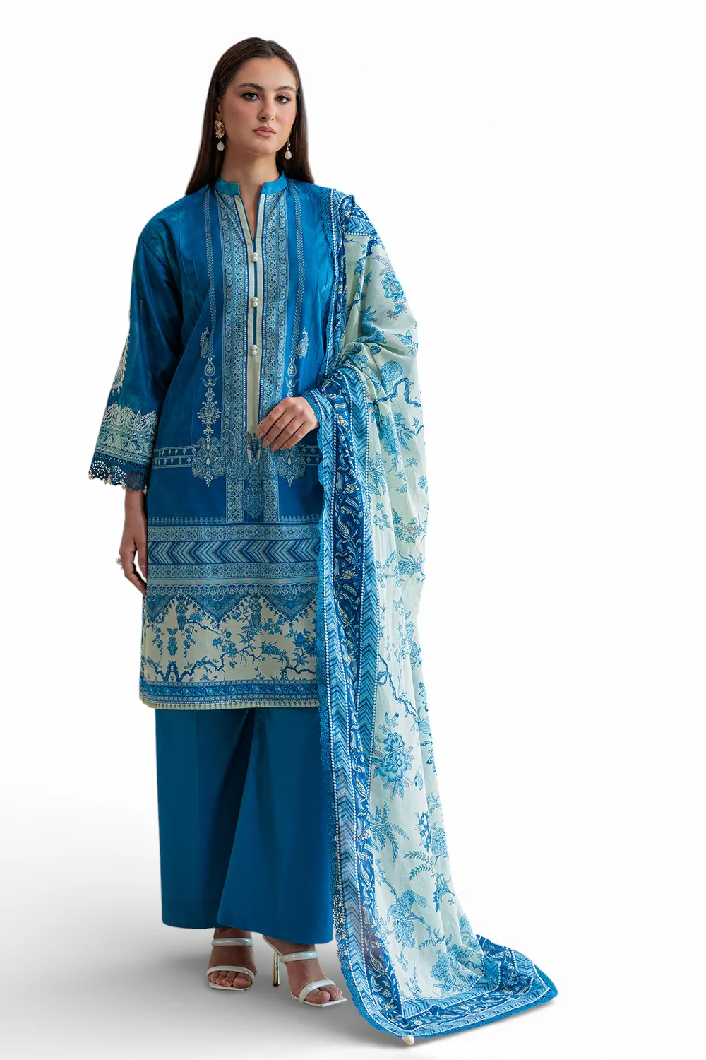 Mitti ki Khushboo by Gul Ahmed Lawn Collection 2026 | CL-52074