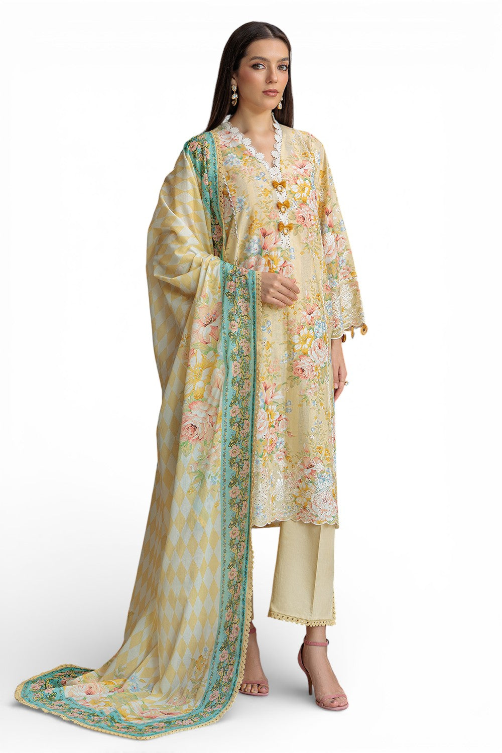 Mitti ki Khushboo by Gul Ahmed Lawn Collection 2026 | CL-62083