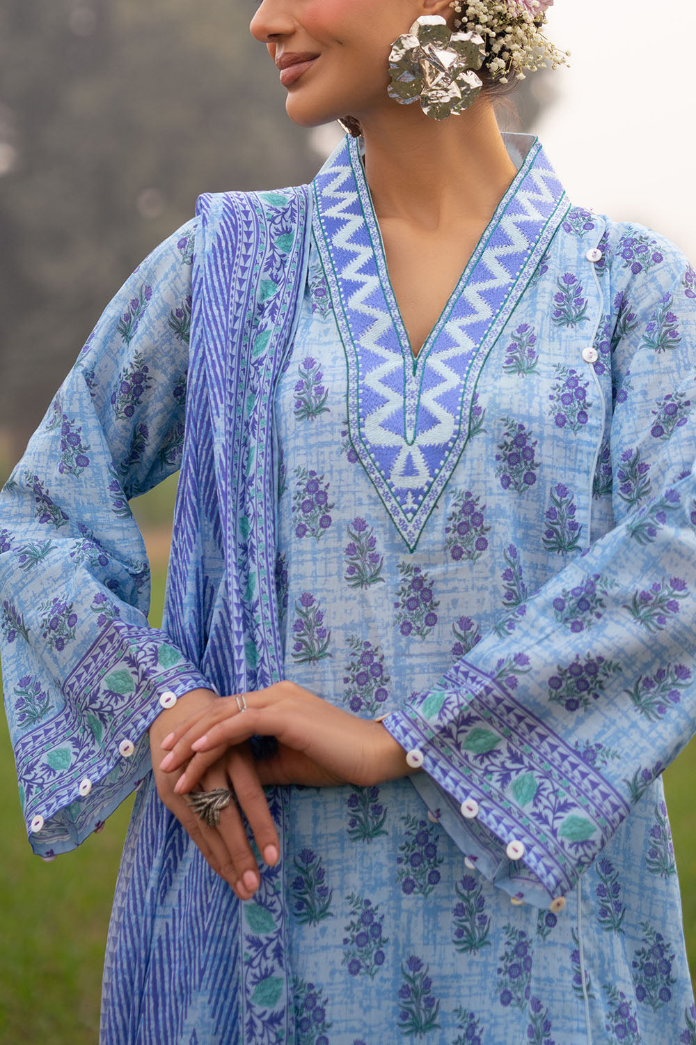 Mitti ki Khushboo by Gul Ahmed Lawn Collection 2026 | CL-62157 - Image 4