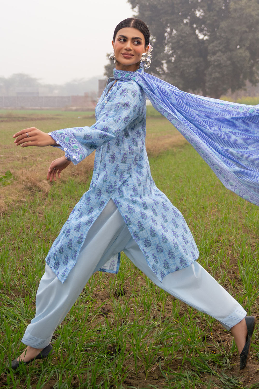 Mitti ki Khushboo by Gul Ahmed Lawn Collection 2026 | CL-62157 - Image 3