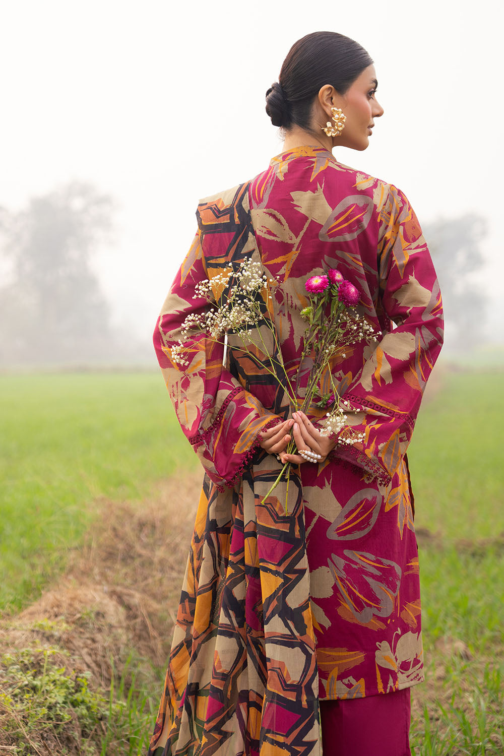 Mitti ki Khushboo by Gul Ahmed Lawn Collection 2026 | CL-62193 - Image 2
