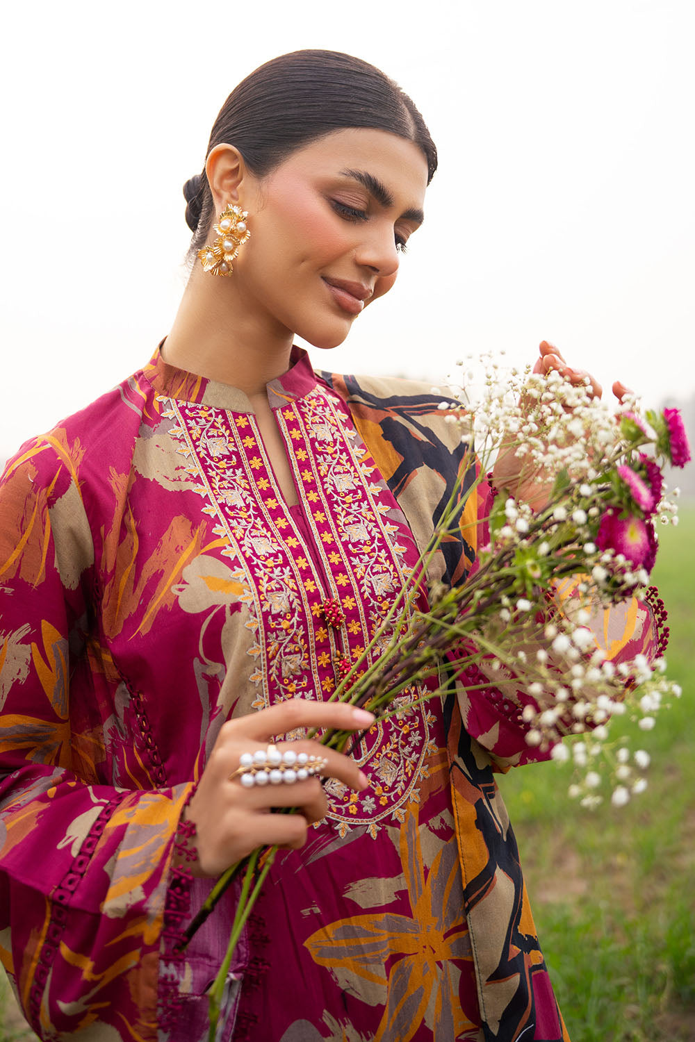 Mitti ki Khushboo by Gul Ahmed Lawn Collection 2026 | CL-62193 - Image 4