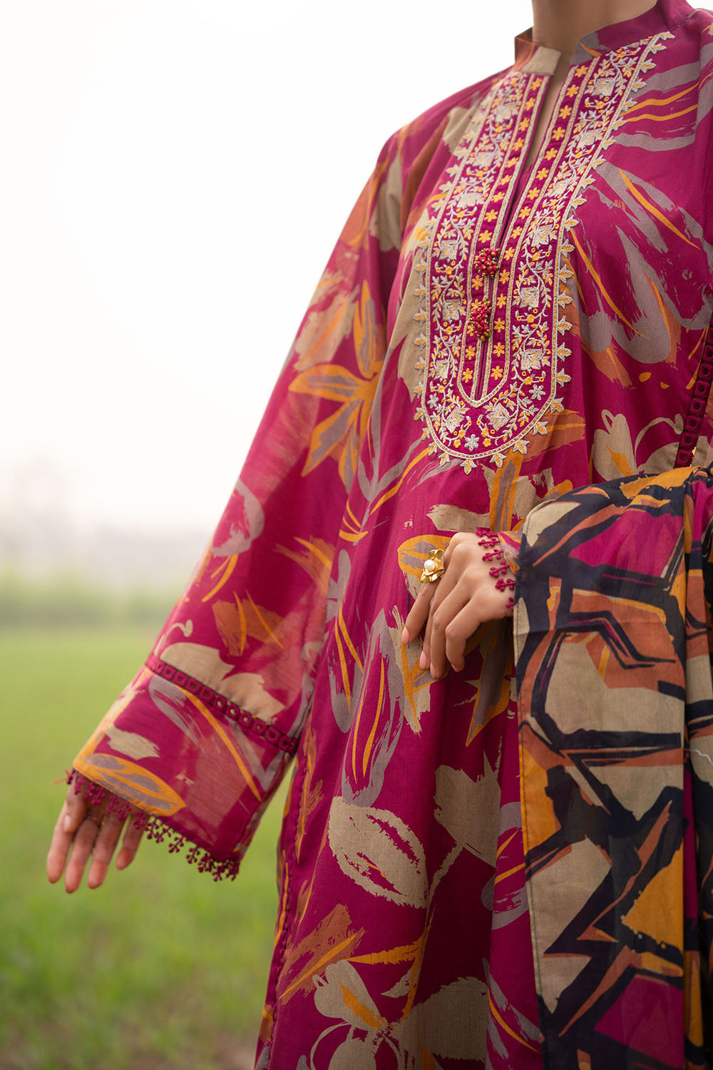 Mitti ki Khushboo by Gul Ahmed Lawn Collection 2026 | CL-62193 - Image 5