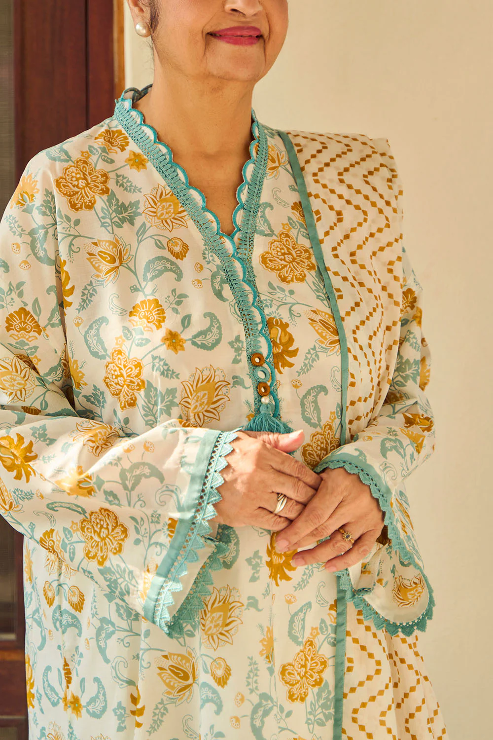 Gul Ahmed Mother's Lawn 2026 || CL-62071 B - Image 2
