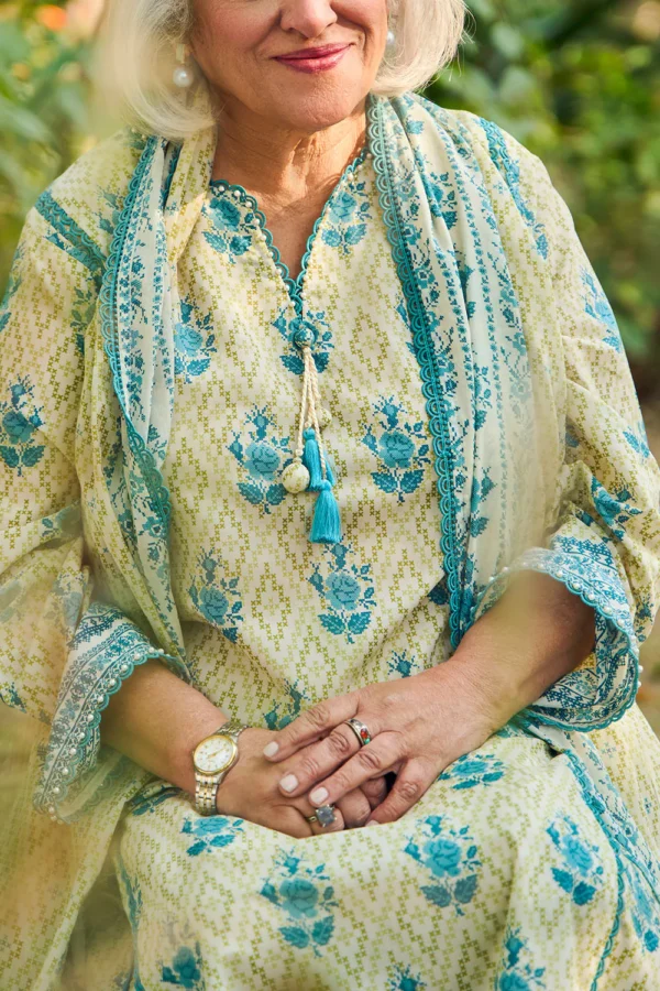 Alternative view of Gul Ahmed Mother's Lawn 2026 || CL-62107 B
