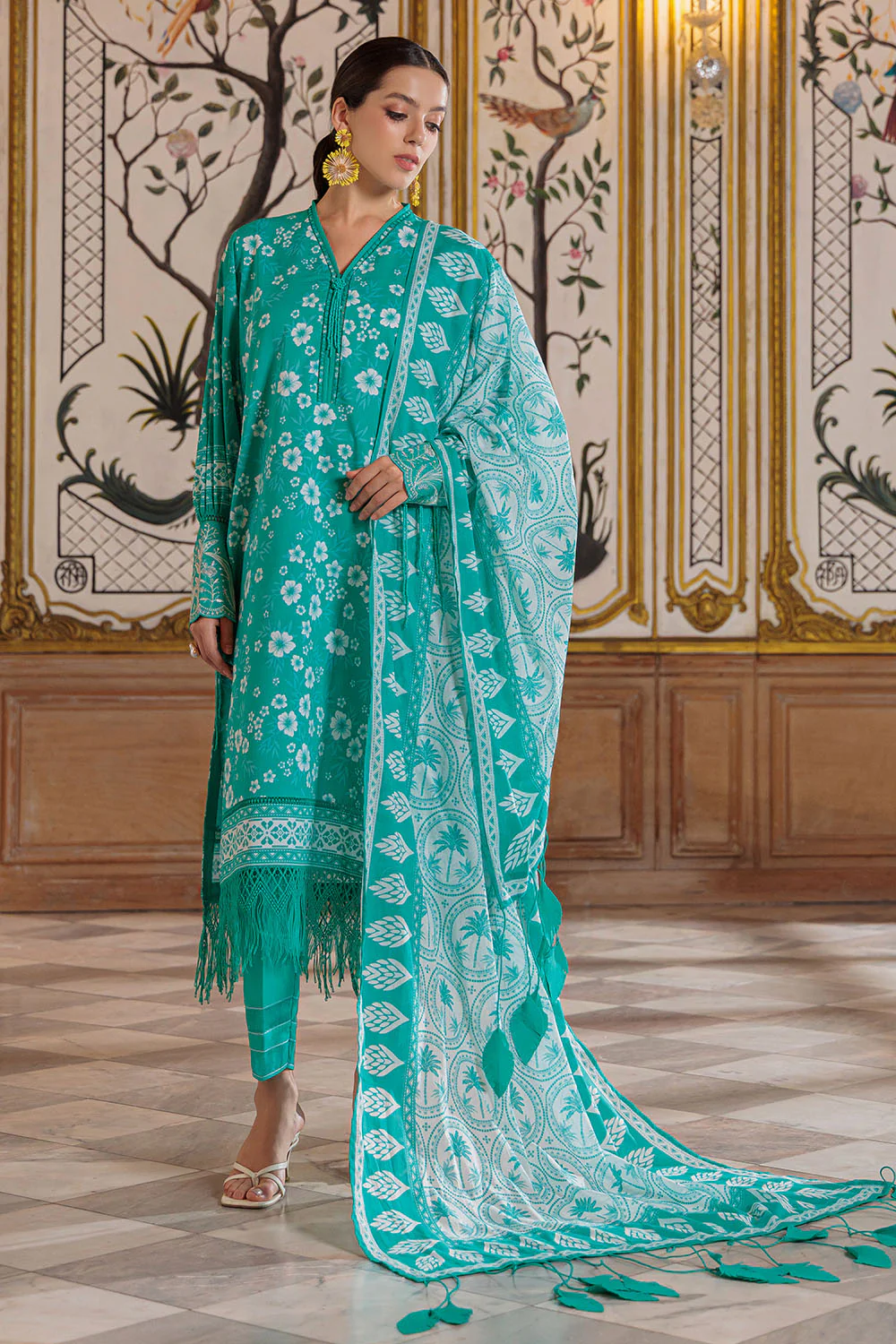 Mitti ki Khushboo by Gul Ahmed Lawn Collection 2026 | CL-62245 - Image 3