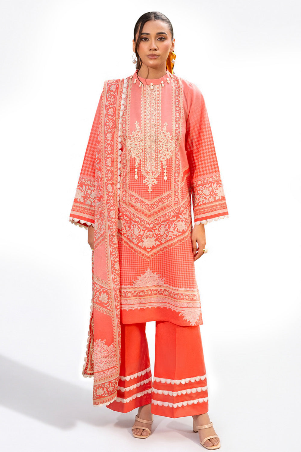 Mitti ki Khushboo by Gul Ahmed Lawn Collection 2026 | CL-62202