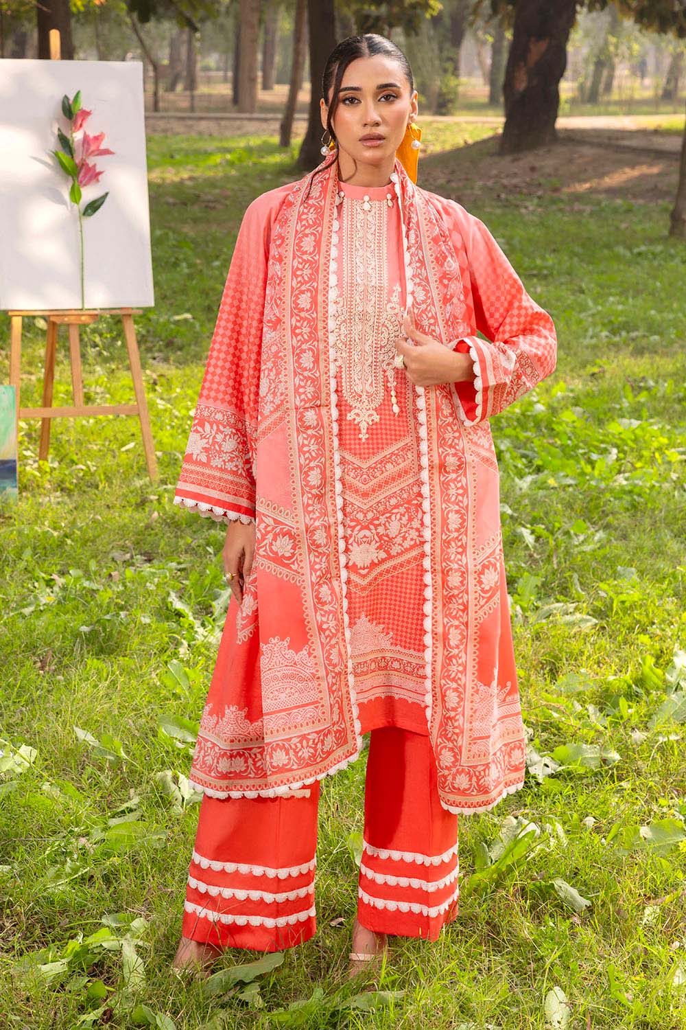 Mitti ki Khushboo by Gul Ahmed Lawn Collection 2026 | CL-62202 - Image 2
