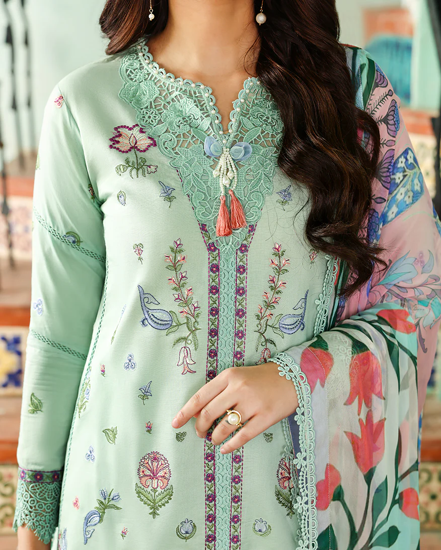 Roheenaz Summer Reverie | Luxury Lawn 2026 | Rosaline - Image 3
