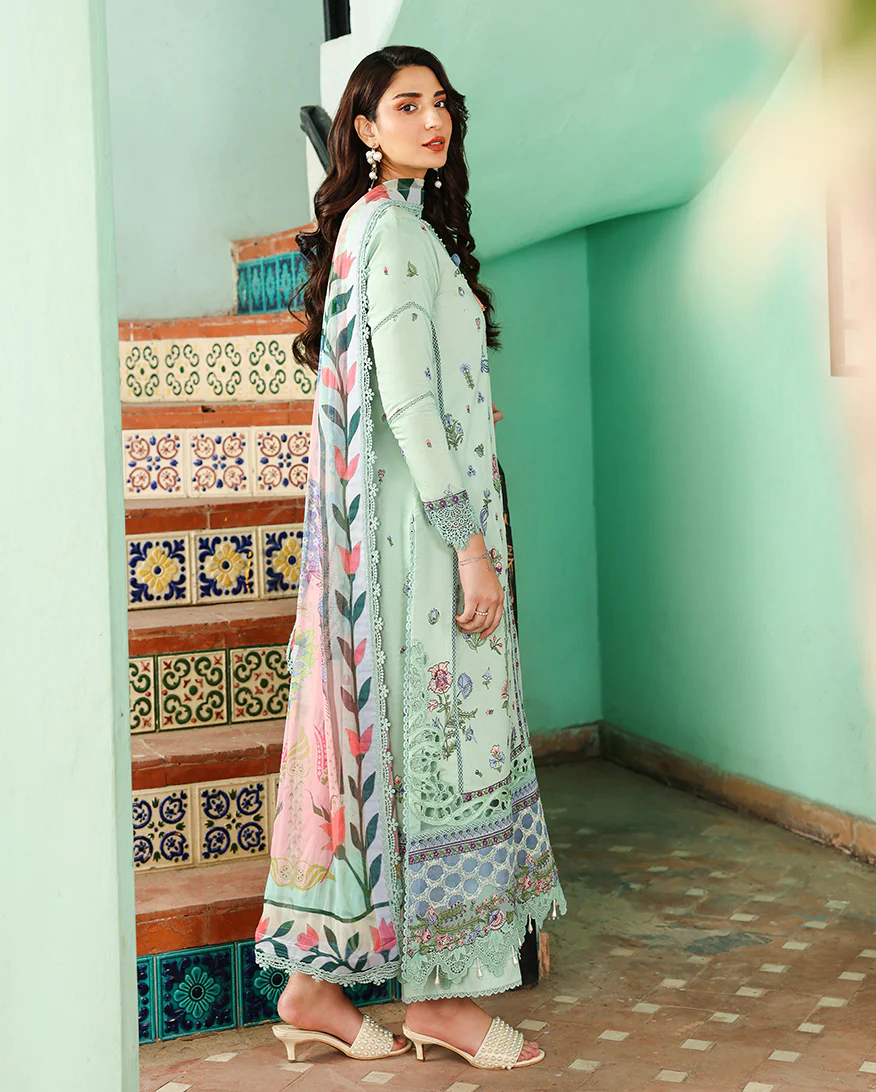 Roheenaz Summer Reverie | Luxury Lawn 2026 | Rosaline - Image 5