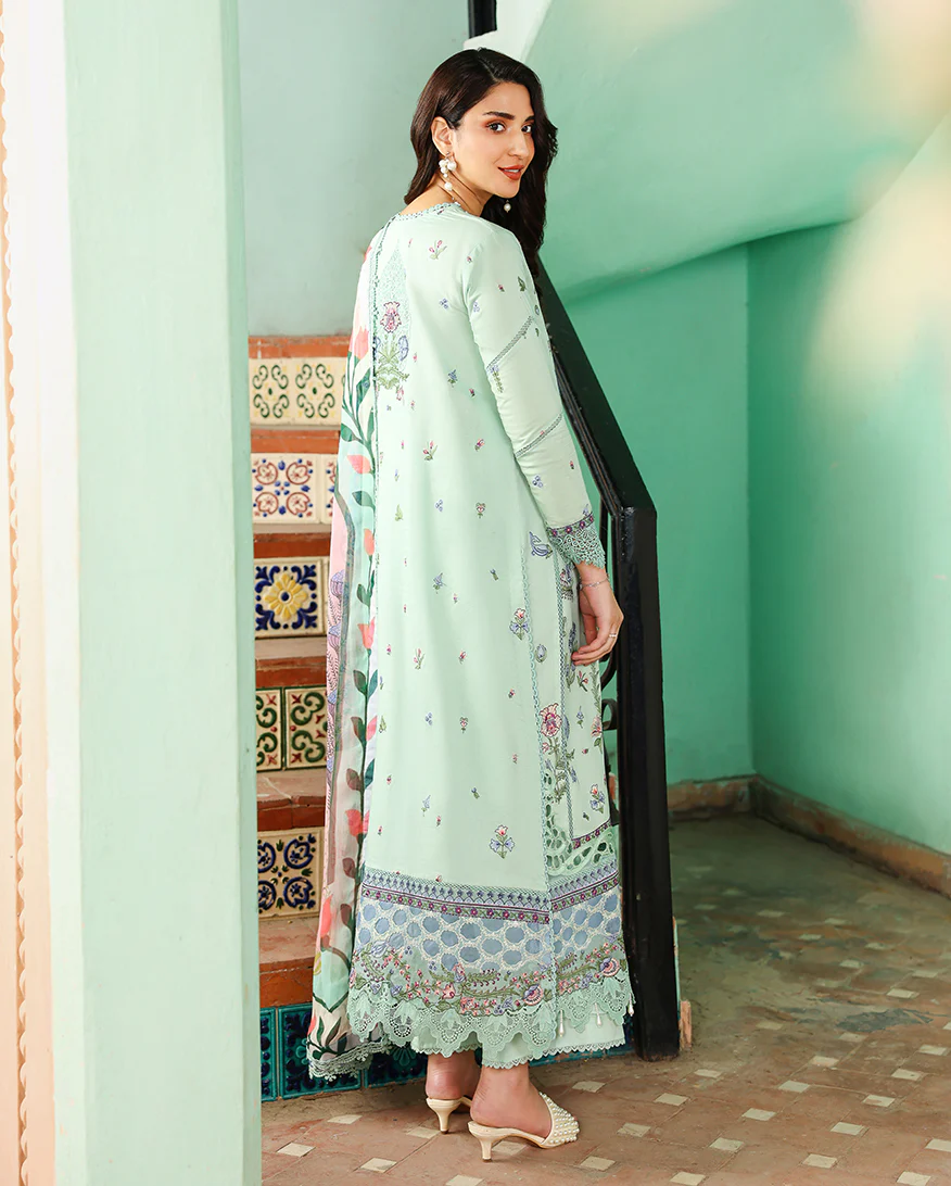 Roheenaz Summer Reverie | Luxury Lawn 2026 | Rosaline - Image 4