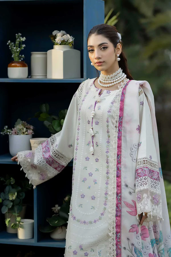 Serene Luxury Lawn 2026 by Adan's Libas || SERENE 1742 - Image 5