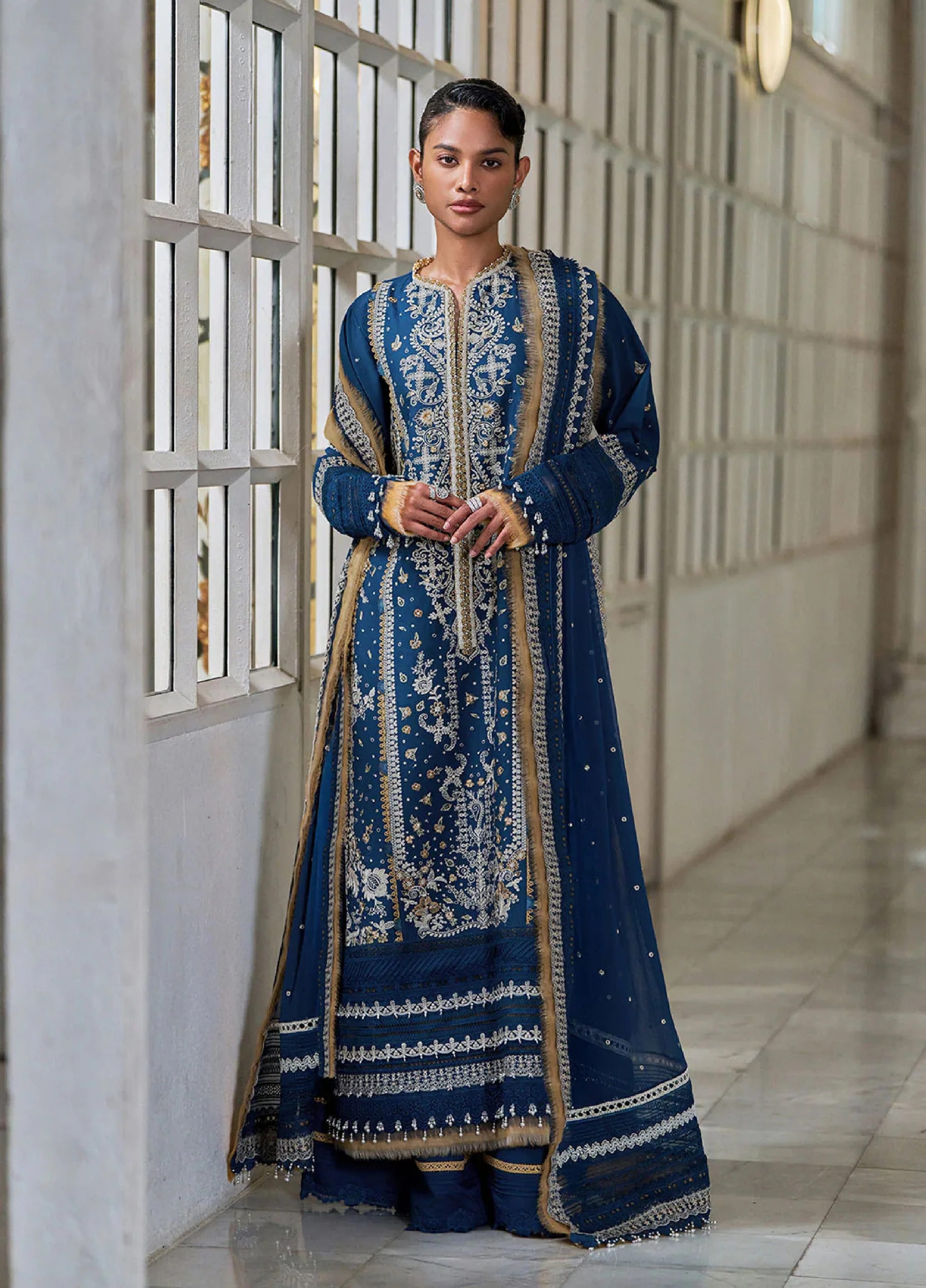 Sobia Nazir Luxury Lawn 2026 | Eid Collection | D-08 A