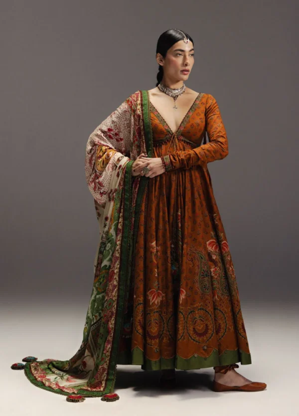 Alternative view of Anarkali Salwar Kameez Collection by Zara Shahjahan || Zarfashan-D9
