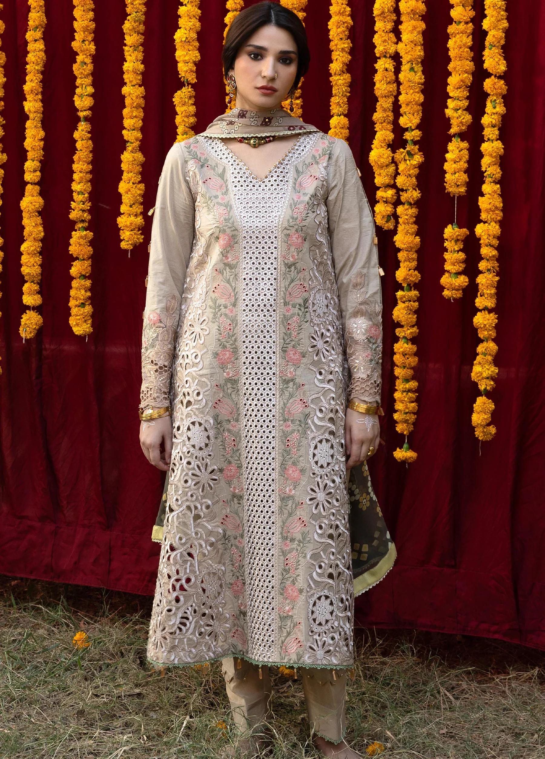 Bandhani Premium Lawn 2026 by Al Zohaib | D-7 - Image 5