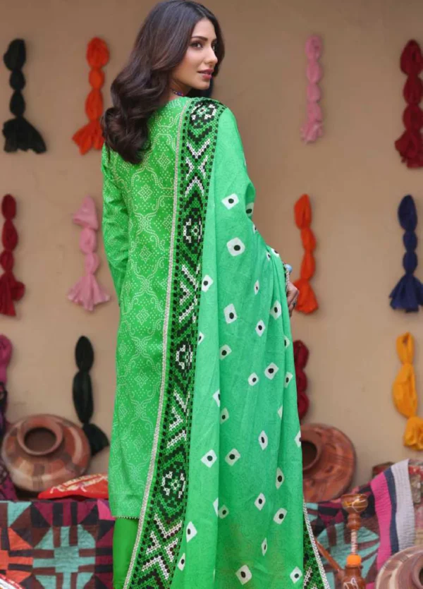 Alternative view of Heritage Series by AL Zohaib Printed Chunri Lawn || AZ26UCH D-4