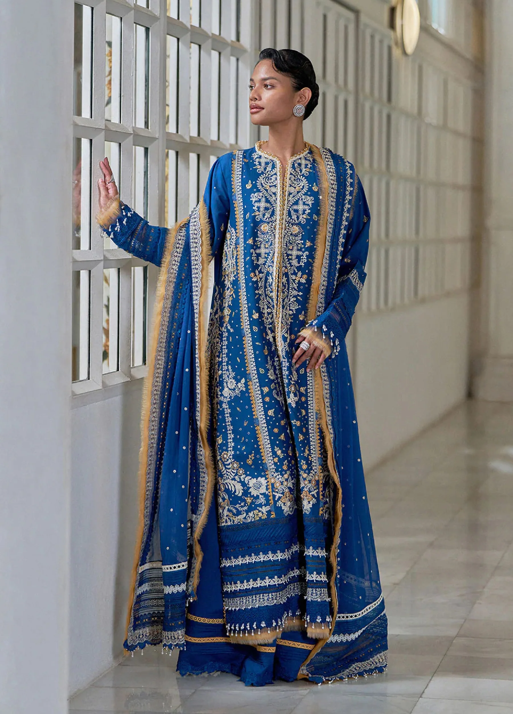 Sobia Nazir Luxury Lawn 2026 | Eid Collection | D-08 A - Image 2